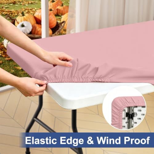 homing Rectangle Table Cloth Cover 8 Foot Elastic Fitted Tablecloth