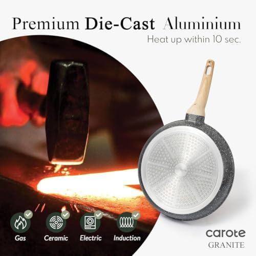 CAROTE Nonstick Cookware Sets, Pots and Pans Set, 14pcs