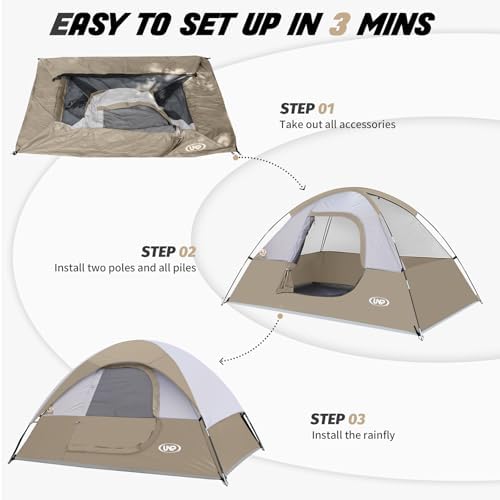 Camping Tent 2-4 Person Dome Tents