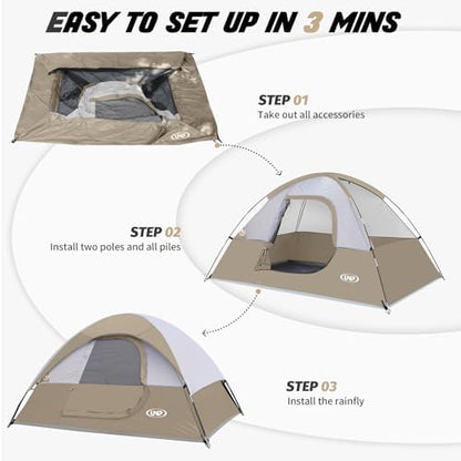 Camping Tent 2-4 Person Dome Tents