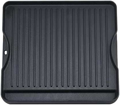 GGC Reversible Cast Iron Grill Griddle for All Camp Chef 14" and 16" Stoves, Double Side Griddle for Camp Chef Explorer 2-Burner, 3-Burner, Single Burner Stove, Cooking Surface 14" x 16"