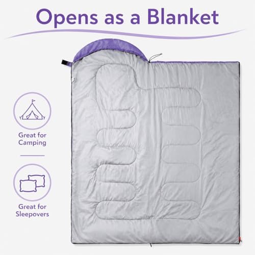 Sleeping Bags for Adults & Kids - Lightweight Camping Sleeping Bag