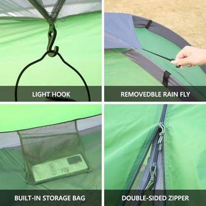 Treefox Camping Tent for 2 Person Lightweight Tent Outdoor Tent