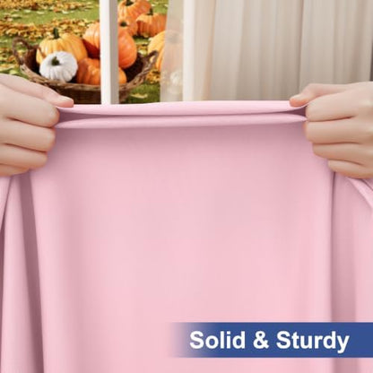 homing Rectangle Table Cloth Cover 8 Foot Pink Elastic Fitted Tablecloth