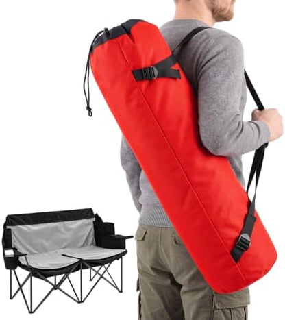 48" Large Camping Chair Bag Replacement, Folding Chairs Bag, Red