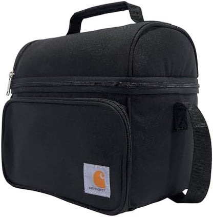 Carhartt Camping Cooler, Worksite Lunch Box, Soft Shell Lunch Bag for Construction Sites, Work and Everyday Use, Black