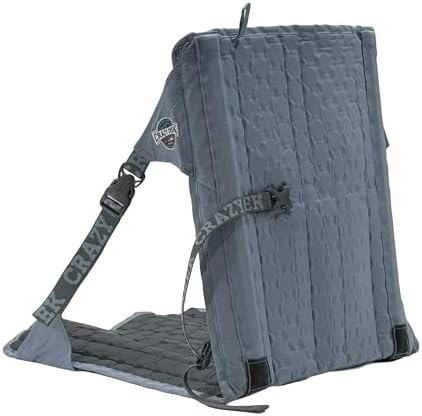 Crazy Creek HEX 2.0 Original Chair for Camping, Stadium Seating & More, Comfort on All Terrains, Adjustable Straps, Compact Design, Water-Resistant,Cobalt/Slate