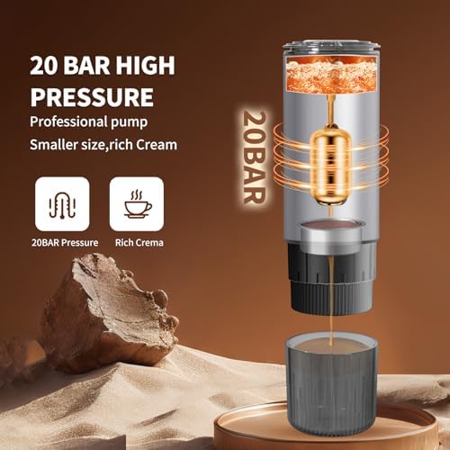 Portable Espresso Machine, 20Bar