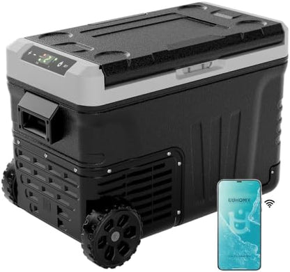 EUHOMY 37QT 12 Volt Refrigerator, -4℉~68℉ Portable Freezer, for Car