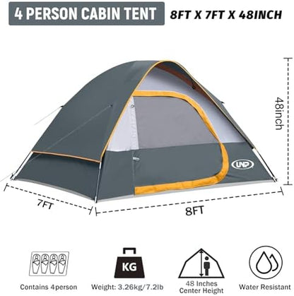 Camping Tent 2-4 Person Dome Tents