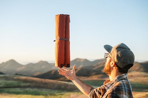 Crazy Creek HEX 2.0 Original Chair for Camping, Stadium Seating & More, on All Terrains, Adjustable Straps, Compact Design, Water-Resistant, Copper/Slate