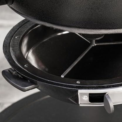 Char-Griller® AKORN® 20-Inch Kamado Charcoal Grill and Smoker with Triple-Wall Insulation and EasyDump™ Ash Pan with 445 Cooking Square Inches in Black