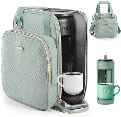 BAGSPRITE Coffee Maker Travel Bag Compatible with Keurig K-Mini Mate