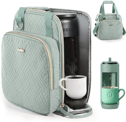 BAGSPRITE Coffee Maker Travel Bag Compatible with Keurig K-Mini Mate