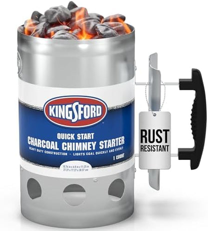 Kingsford Heavy Duty Charcoal Chimney Starter, Large Capacity