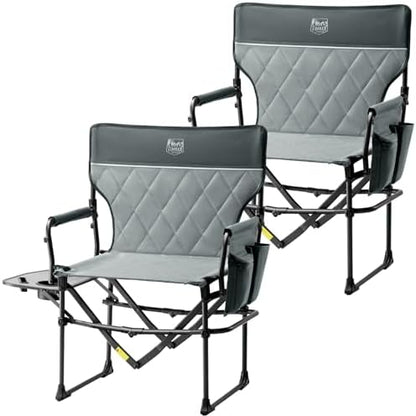 TIMBER RIDGE 400lbs Heavy Duty Camping Chair Portable Directors Chair
