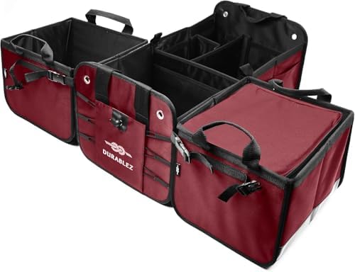 Car Cooler Bag for Trunk Organizer, Cherry