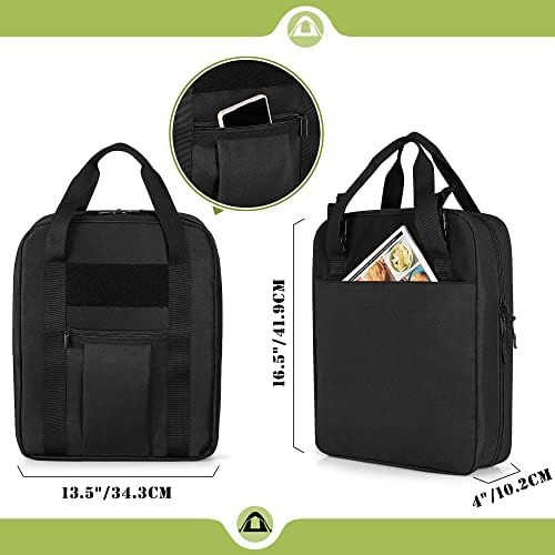 HODRANT Hanging Camp Utensil Organizer with Towel Paper Holder for Travel