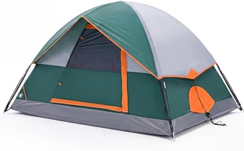 OLIXIS Camping Tent 2 Person, Tent for Camping, Fast Setup, Compact Carry