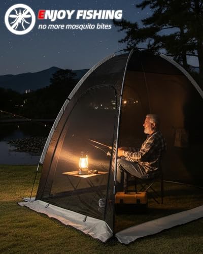 Abahub Portable Screen House Tent for 1/2 Person, 5.9x4.3x5.2 ft