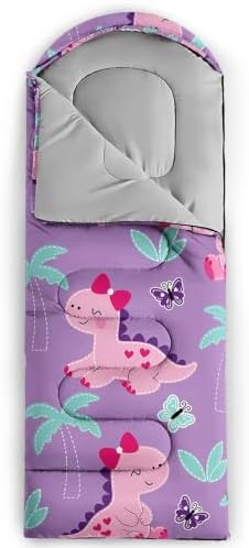 Axolotl Unicorn Sleeping Bag for Kids Boys Girls–Lightweight Warm Cold Weather Sleeping Bags,Waterproof Portable Sleeping Bag with Compression Sack for Camping Backpacking Outdoor Indoor