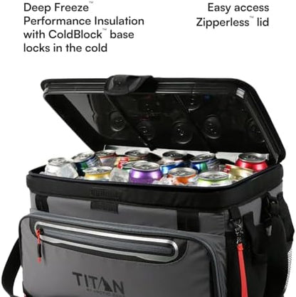 Titan Zipperless HardBody Cooler, Keeps Ice 2 Days
