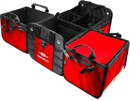 Insulated Cooler Bag for Car Trunk, Red