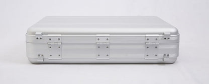 Aluminum Briefcase Metal Toolkit Box TSA Combination Lock Luxury Case with Foam for Wine/Jewellery/Watch/Equipment/Camera