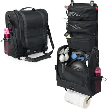 Camp Kitchen Organizer with Hanging Storage & Paper Towel Holder