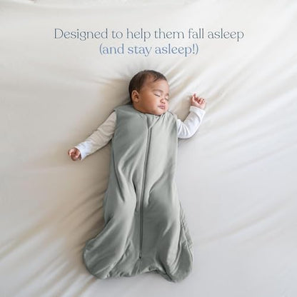 HALO SuperSoft Bamboo Wearable Blanket 1.5 TOG – Buttery Soft, Plush Baby Sleep Sack for Newborns, Infants & Toddlers, Hip-Healthy Design, Machine Washable, 0-6 Months, Small, Oat