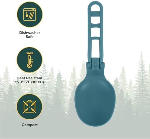 Coghlan’s Folding Camping Cooking Utensils – Compact, Lightweight Spoon, Spatula & Utensil Set – Heat‑Resistant, Durable Nylon Gear for Outdoor Cooking, Hiking & Travel