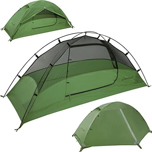 Clostnature 1/2/3/4 Person Lightweight Backpacking Tent, Easy Setup Tent