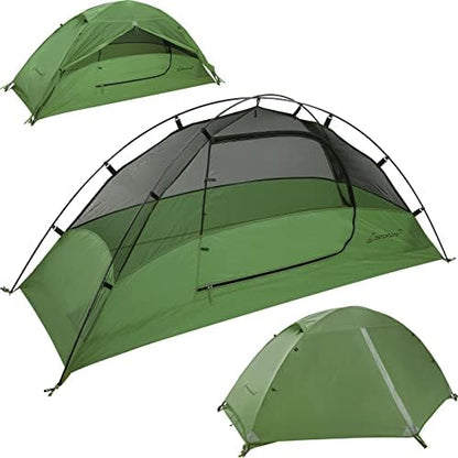 Clostnature 1/2/3/4 Person Lightweight Backpacking Tent, Easy Setup Tent