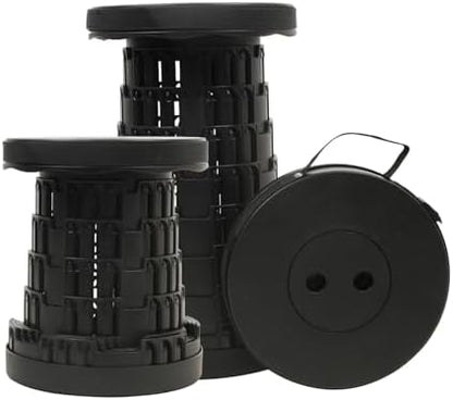 Collapsible Stool for Adults, Portable Folding Camping Seat, 500lbs