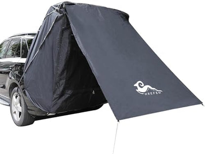 SUV Tailgate Tent with Awning, 2-Person Hatchback Tent for Camping