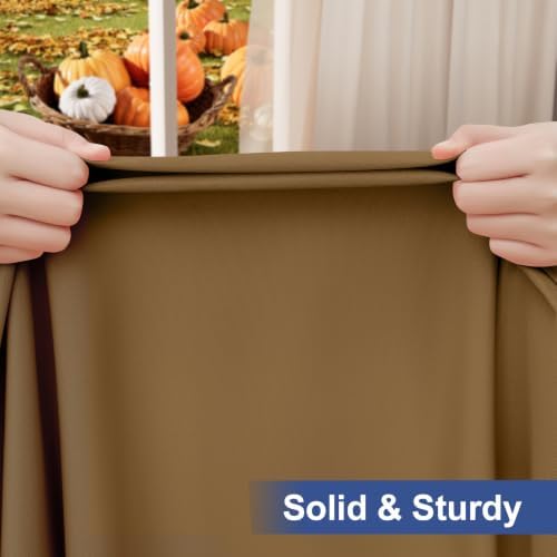homing Rectangle Table Cloth Cover 6 Foot Brown Elastic Fitted Tablecloth