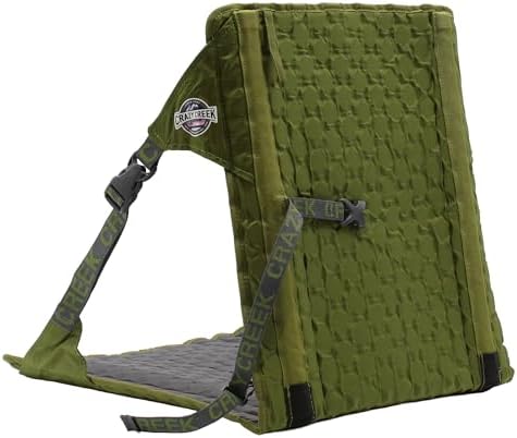 Crazy Creek HEX 2.0 Original Chair for Camping, Stadium Seating & More, Comfort on All Terrains, Adjustable Straps, Compact Design, Water-Resistant,Olive/Slate
