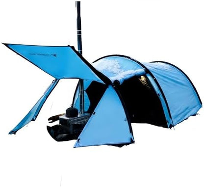 4 Season Tunnel Hot Tent with Stove Jack for 2 Person