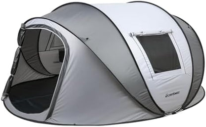 EchoSmile Instant Pop Up Camping Tent, 2/4/6 Person Easy Setup Tent