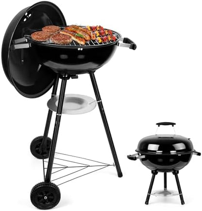 Joyfair Kettle Charcoal Grill, 18 Inch Outdoor Portable Camping BBQ Grills
