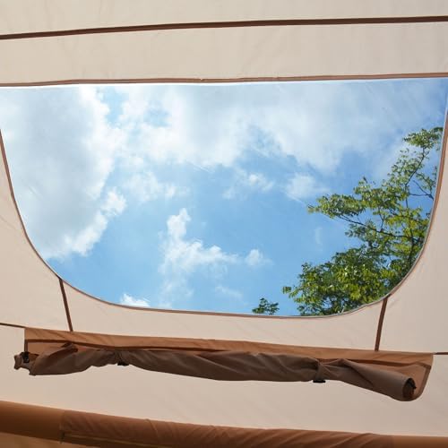Large Family Cabin Yurt Inflatable Pop Up Waterproof Camping Tent