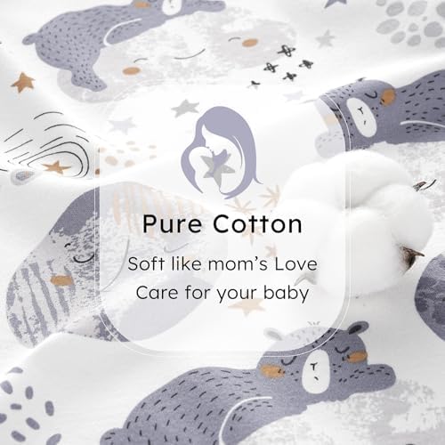Baby Sleep Sack 12-18 Months 0.5 Tog Soft Sleeping Bag 100% Cotton