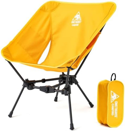 ONETIGRIS Tigerblade Camping Chair, Lightweight Folding Backpacking Hiking Chair, Compact Portable 330 lbs Capacity