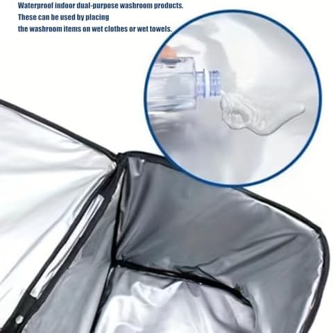 ordinarYone 2 Pack Insulated Organizer with Thermal Control, Leakproof Liner, Collapsible Storage for Camping, Travel Needed