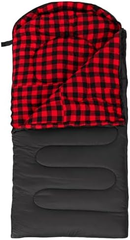 100% Cotton Flannel XXL 3-4 Season Sleeping Bags for Adults