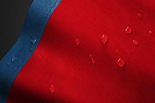 Grand Trunk TrunkTech Single Hammock - One Person Camping, Portable, and Travel Hammock - Nylon and Weather-Proof - Strap to Trees, Red with Navy Trim