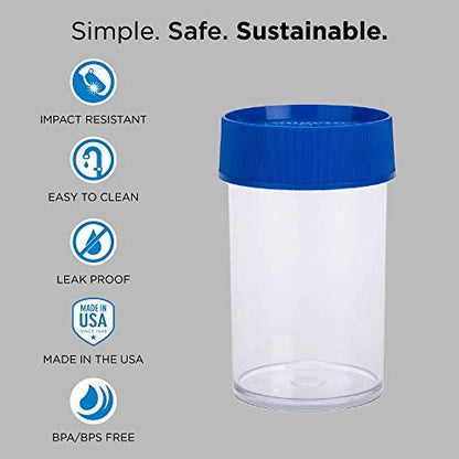 Nalgene Outdoor Storage Container, 4-Ounce, Clear