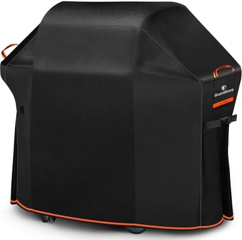 [Upgraded 1000D Heavy Duty Fabric] 65 inch Grill Cover for Outdoor Grill
