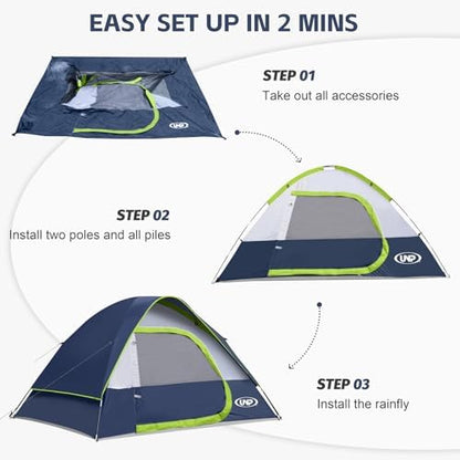 Camping Tent 2-4 Person Dome Tents