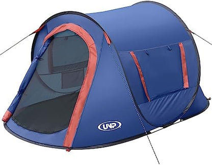 Pop-up Tent,2 Person Camping Tent,Instant Portable Beach Tent,Easy Pop Up Shade Tents 2 Doors for Camping Hiking & Traveling with Carrying Bag